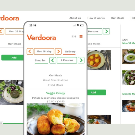 100% fresh vegetarian food delivered in London, UK